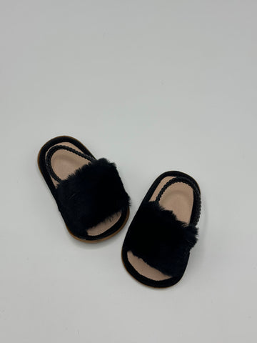 Baby Girl Soft Furry Sandals